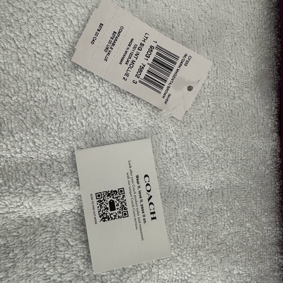 Coach Purple Leather Crossbody Bag - Picture 6 of 6